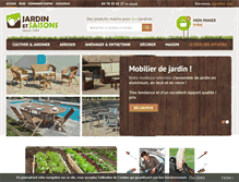 Tablet Screenshot of jardinetsaisons.fr